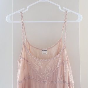 Free People Intimates Peach Slip